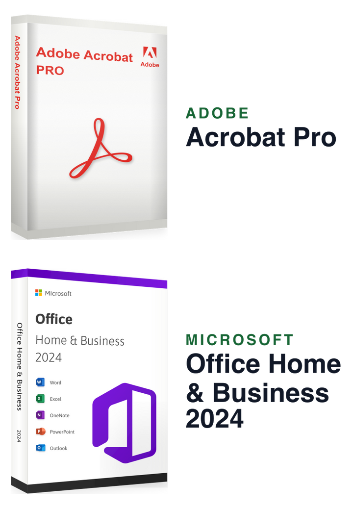 Microsoft Office 2024 Home & Business + Adobe Acrobat Pro