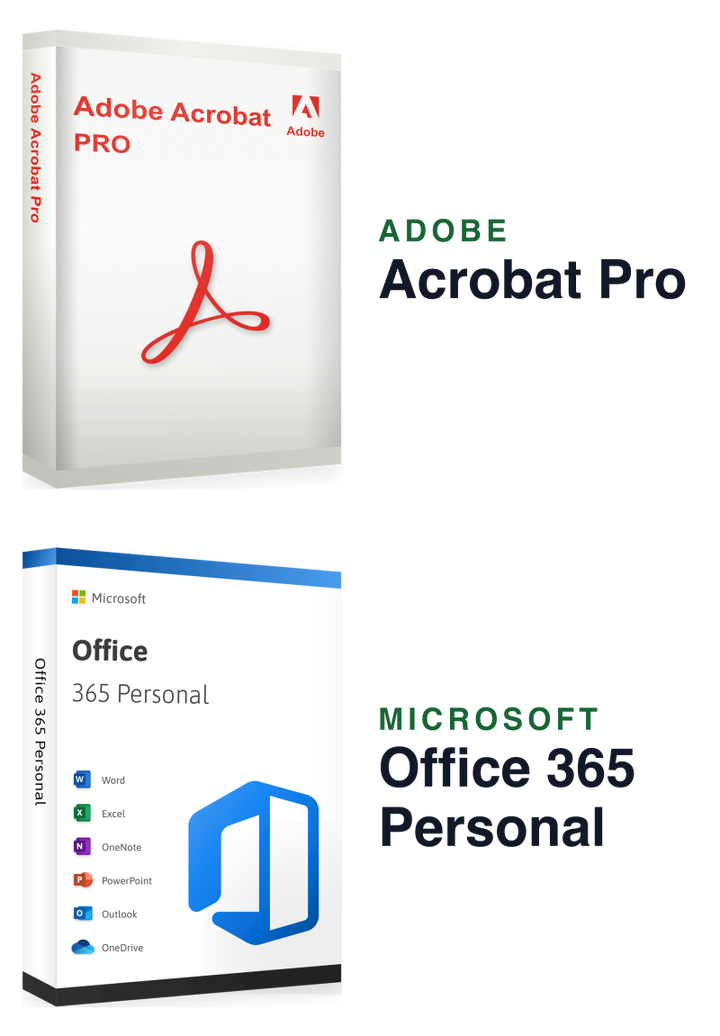 Microsoft 365 Personal + Adobe Acrobat Pro