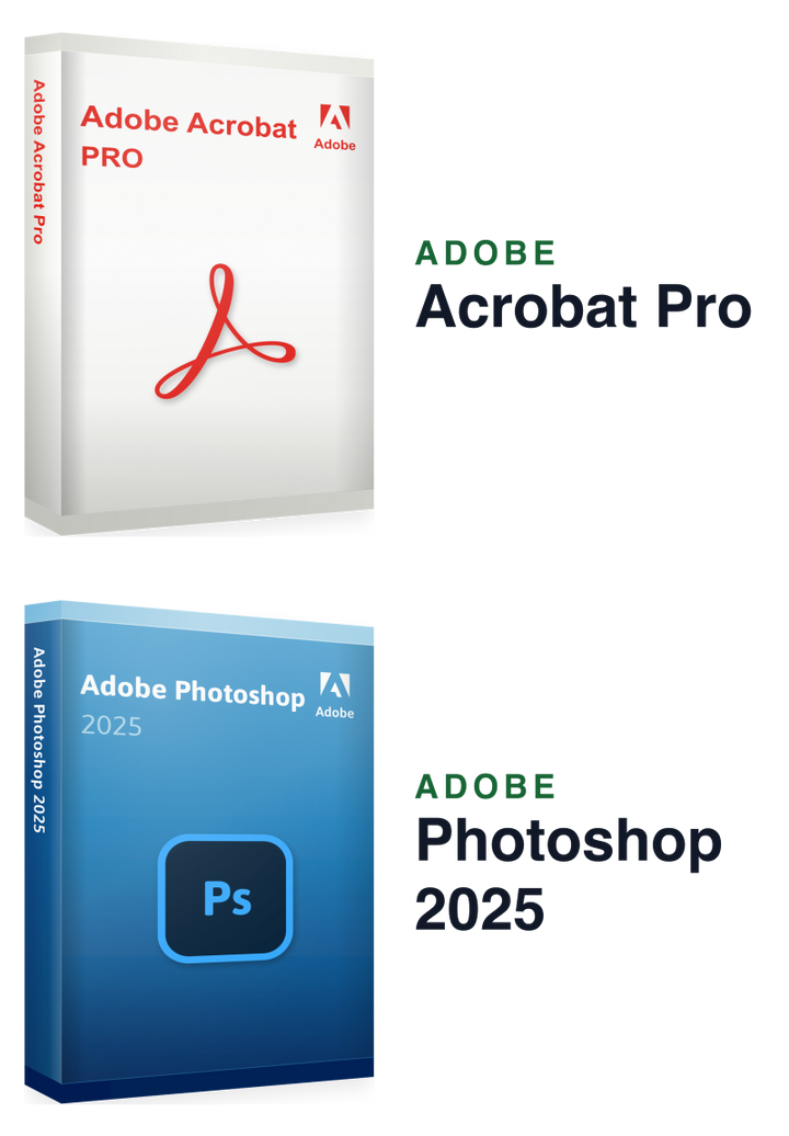 Adobe Acrobat Pro 2025 + Photoshop 2025