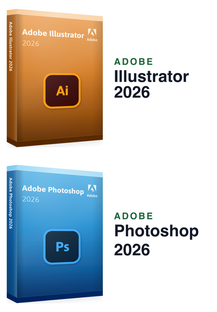 Adobe Illustrator 2026 + Photoshop 2026