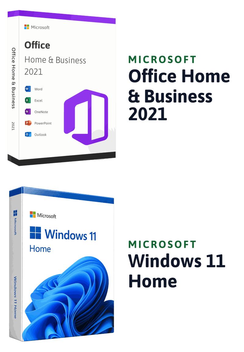 Microsoft Windows 11 Home + Microsoft Office 2021 Home & Business