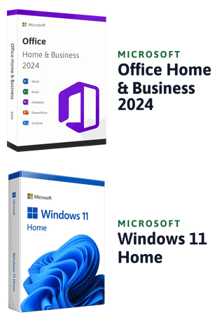 Microsoft Windows 11 Home + Microsoft Office 2024 Home & Business