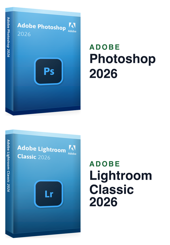 Adobe Photoshop 2026 + Lightroom Classic 2026